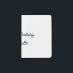 SIMPLE MINIMAL.CUTIE ADD NAME BABY happy birthday  Passport Holder<br><div class="desc">Design</div>