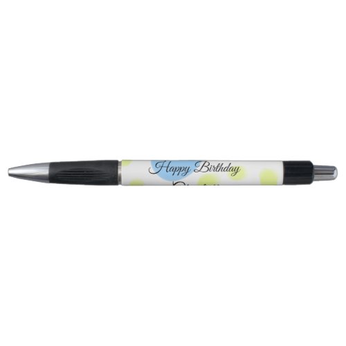 SIMPLE MINIMALCUTIE ADD NAME BABY happy birthday  Pen