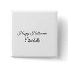 SIMPLE MINIMAL.CUTIE ADD NAME BABY happy Halloween