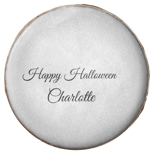 SIMPLE MINIMALCUTIE ADD NAME BABY happy Halloween Chocolate Covered Oreo