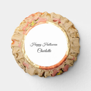 SIMPLE MINIMAL.CUTIE ADD NAME BABY happy Halloween Reese's Peanut Butter Cups