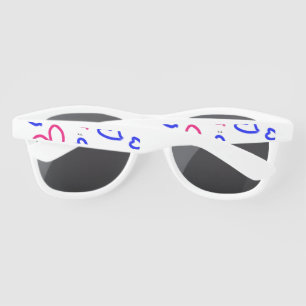 SIMPLE MINIMAL.CUTIE ADD NAME BABY heart add lette Sunglasses