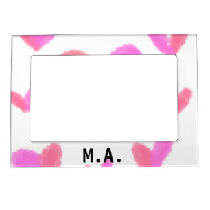 SIMPLE MINIMAL.CUTIE ADD NAME BABY letter Throw Pi Magnetic Frame