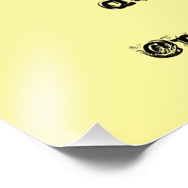 simple minimal elegant add your logo text Poster (Corner)