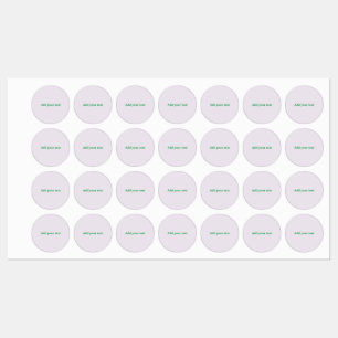 Simple minimal elegant add your text custom classi labels