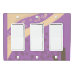simple minimal elegant colorful design custom add  light switch cover