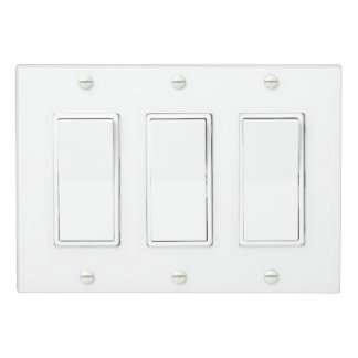 simple minimal elegant colorful design custom add light switch cover