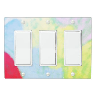 simple minimal elegant colorful design custom add light switch cover