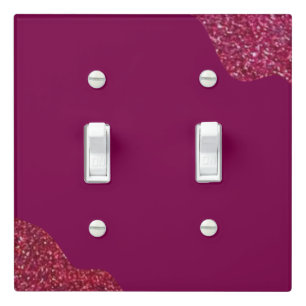 simple minimal elegant colorful design custom add light switch cover