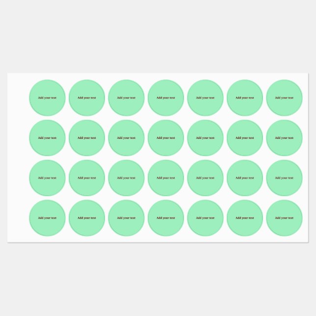 Simple minimal elegant custom add your text classi labels (Sheet)