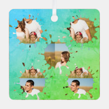 Simple minimal elegant custom circle photo collage