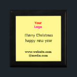 Simple minimal elegant custom logo here compan lar gift box<br><div class="desc">Design</div>