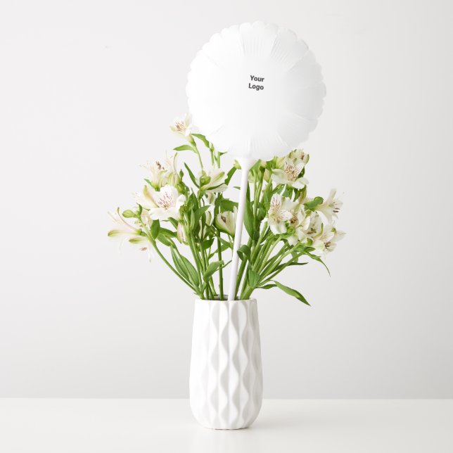 Simple minimal elegant custom logo here company  balloon (Vase)