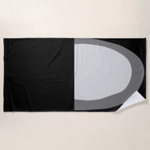 Simple minimal elegant custom logo here company    beach towel