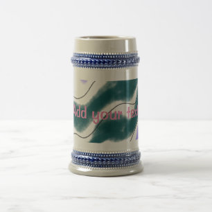 Simple minimal elegant custom logo here company   beer stein