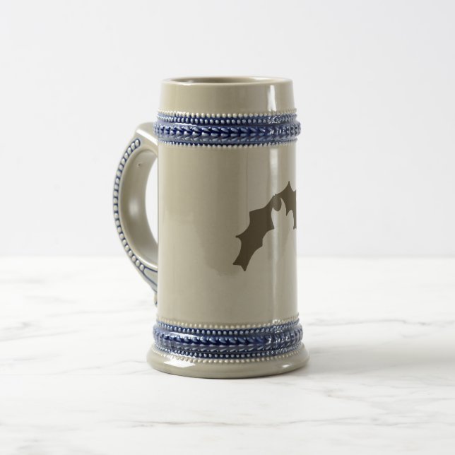 Simple minimal elegant custom logo here company    beer stein (Front Left)