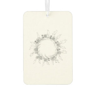 Simple minimal elegant custom logo here company c air freshener