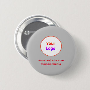 Simple minimal elegant custom logo here company c button