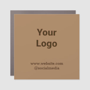 Simple minimal elegant custom logo here company  c car magnet