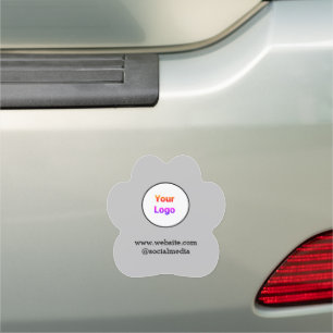 Simple minimal elegant custom logo here company c car magnet