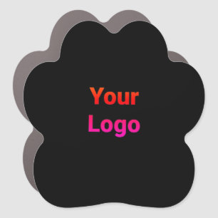 Simple minimal elegant custom logo here company c car magnet