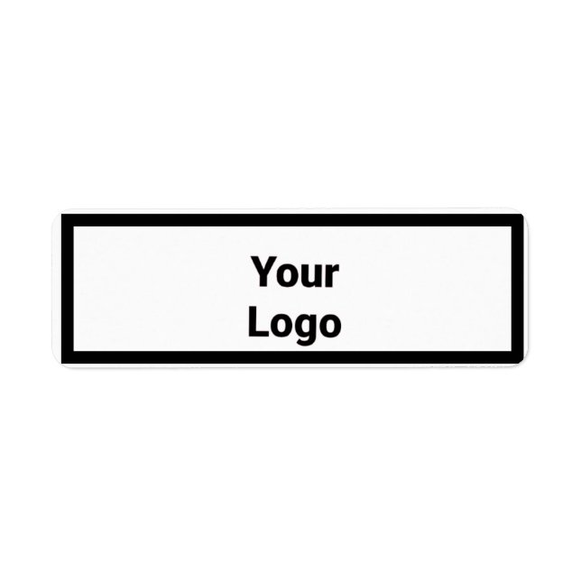 Simple minimal elegant custom logo here company  c label (Front)