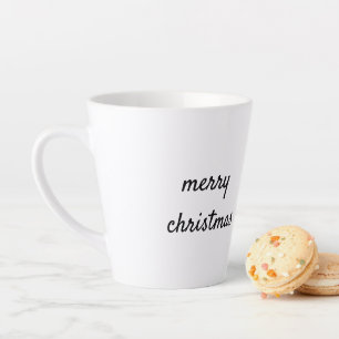 Simple minimal elegant custom logo here company  c latte mug