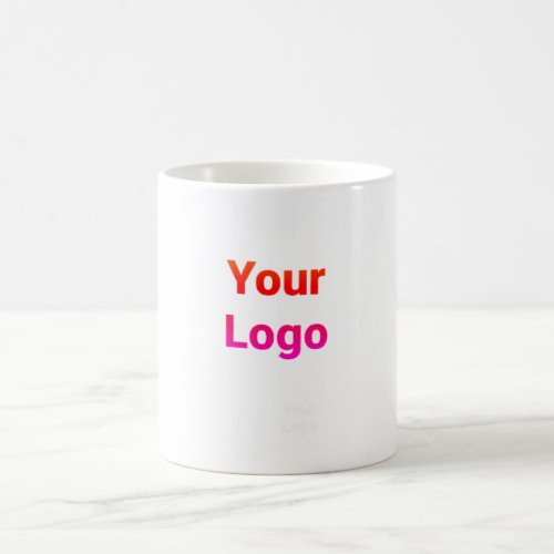 Simple minimal elegant custom logo here company cl coffee mug