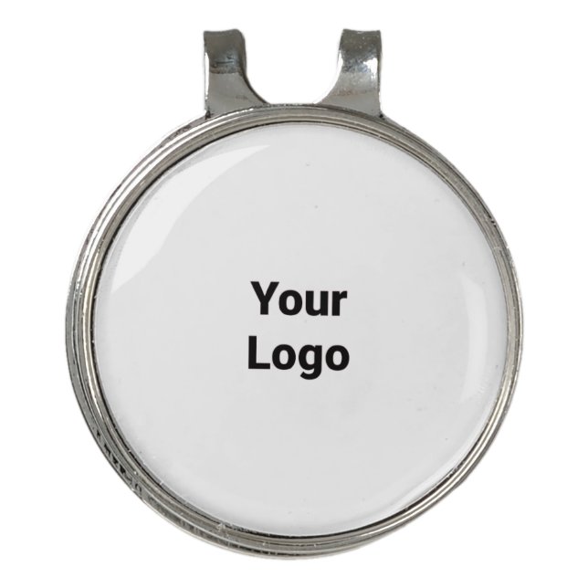 Simple minimal elegant custom logo here company cl golf hat clip (Front)