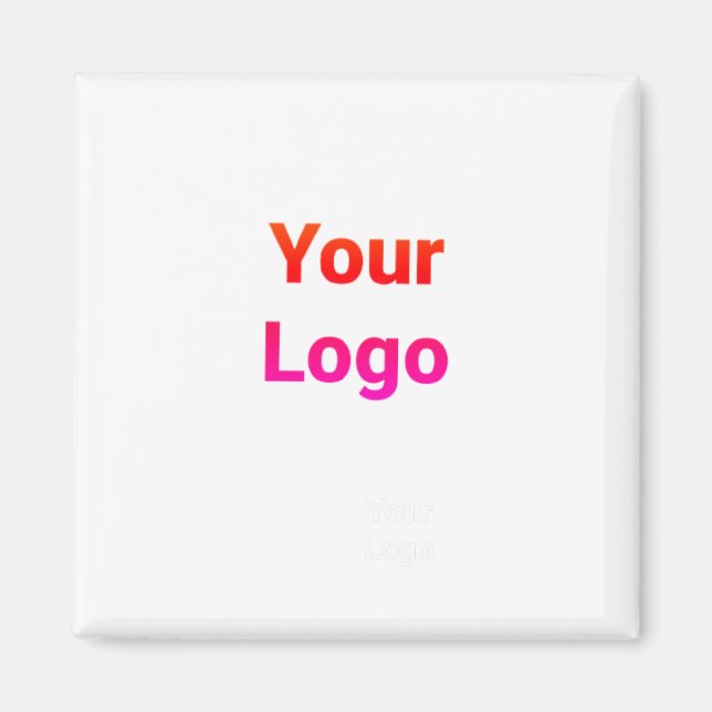 Simple minimal elegant custom logo here company cl magnet (Front)