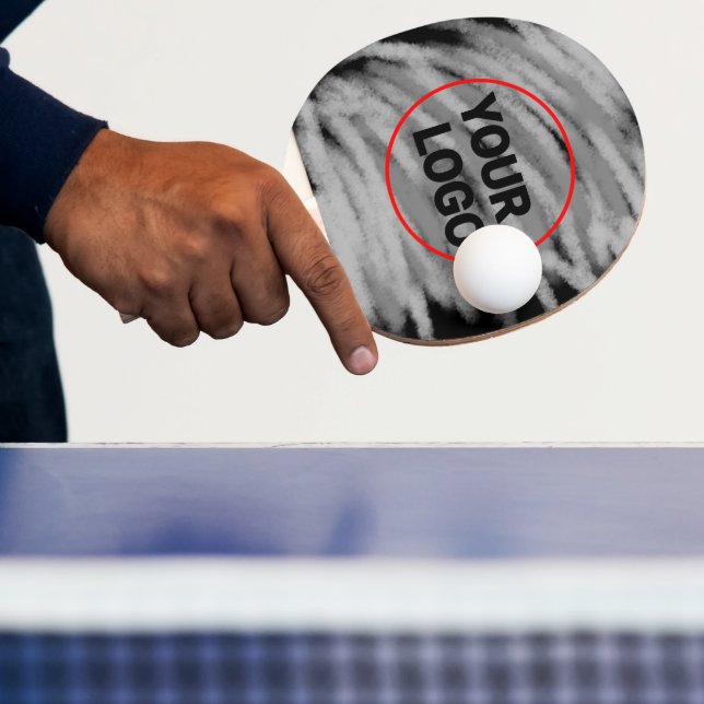 Simple minimal elegant custom logo here company cl ping pong paddle (Insitu)