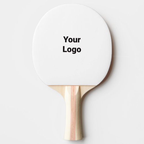 Simple minimal elegant custom logo here company cl ping pong paddle