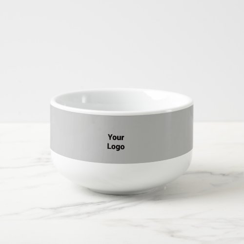 Simple minimal elegant custom logo here company cl soup mug