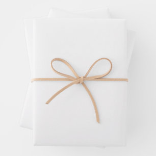 Simple minimal elegant custom logo here company cl wrapping paper sheets