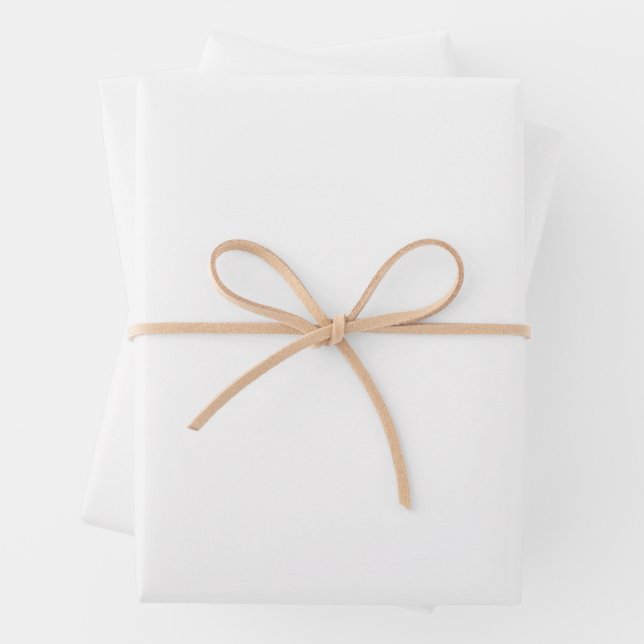 Simple minimal elegant custom logo here company cl wrapping paper sheets (In situ)