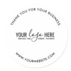 Simple Minimal Elegant Custom Logo Here Company