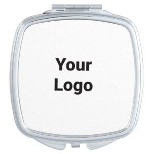 Simple minimal elegant custom logo here company  compact mirror