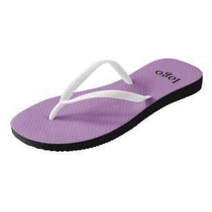 Simple minimal elegant custom logo here company f flip flops