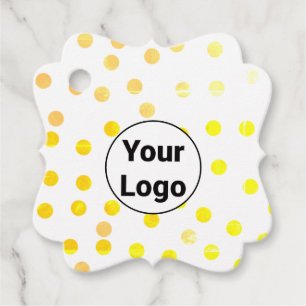 Simple minimal elegant custom logo here company    favor tags