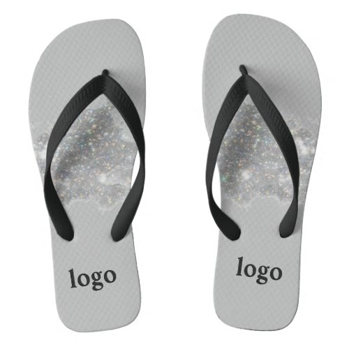 Simple minimal elegant custom logo here company  flip flops