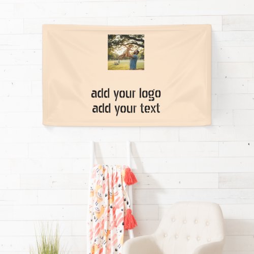 Simple minimal elegant custom logo here company g banner