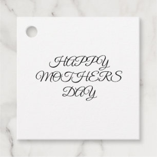 Simple minimal elegant custom logo here company g favor tags