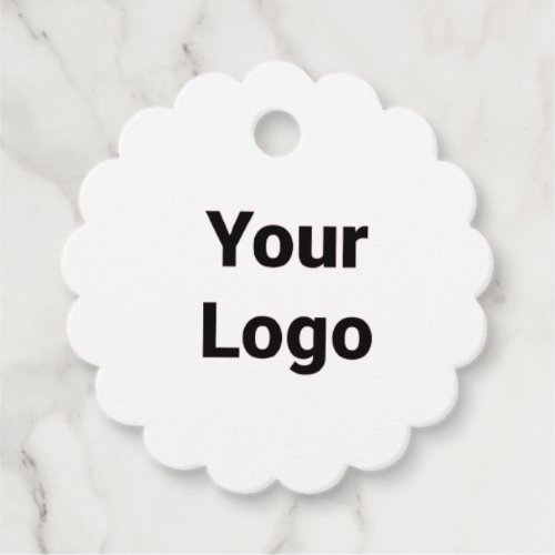 Simple minimal elegant custom logo here company  g favor tags
