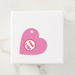 Simple minimal elegant custom logo here company g favor tags