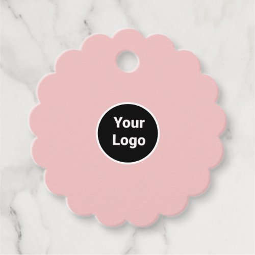 Simple minimal elegant custom logo here company  g favor tags