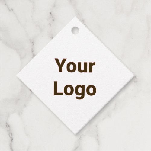 Simple minimal elegant custom logo here company  g favor tags