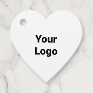 Simple minimal elegant custom logo here company g favor tags