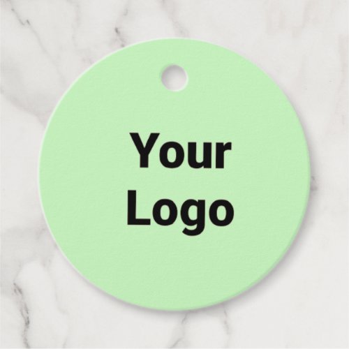 Simple minimal elegant custom logo here company  g favor tags