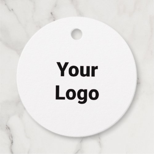 Simple minimal elegant custom logo here company  g favor tags