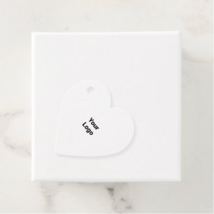 Simple minimal elegant custom logo here company  g favor tags